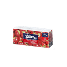 Хусточки носові паперові Клинекс (Kleenex) Полуниця 100 штук