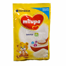 Каша дитяча молочна Мілупа (Milupa) манна з 6 місяців 210 г