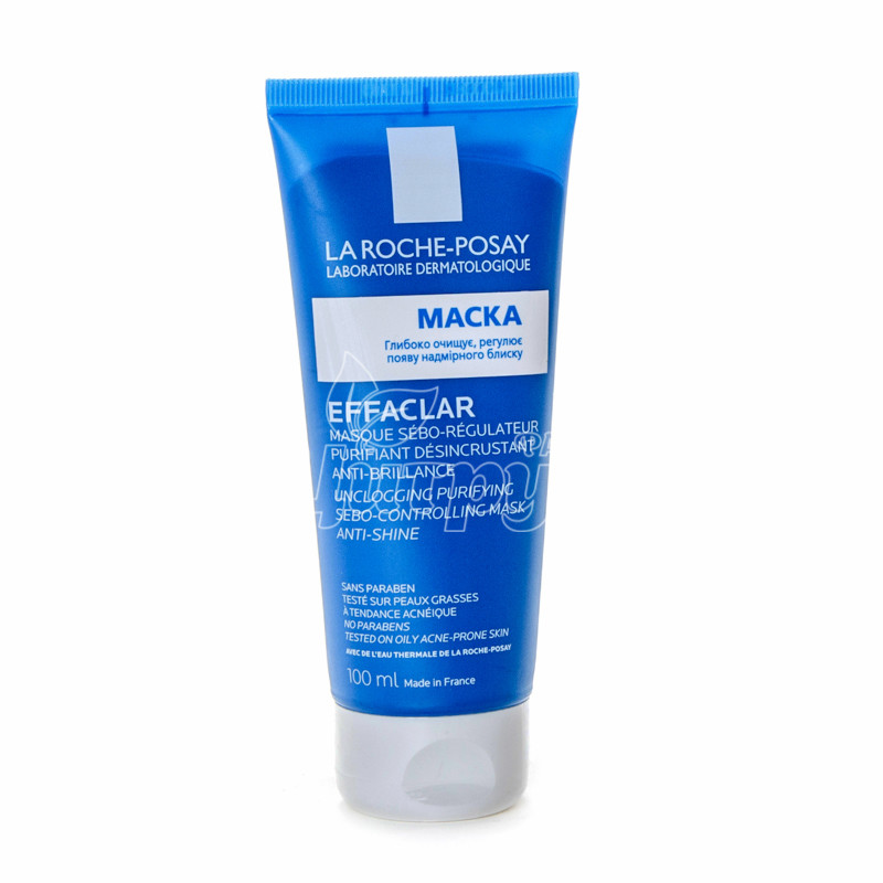 фото 1/Ля Рош позе Ефаклар (La Roche Posay Effaclar) Маска очищуюча, себорегулююча для жирної і проблемної шкіри 100 мл