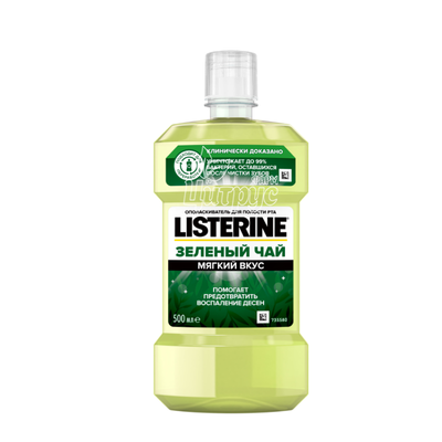 Ополіскувач для рота Лістерин (Listerine) Зелений чай 500 мл
