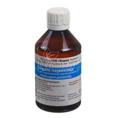 Водню пероксид 3% 100 мл