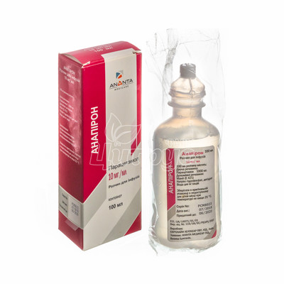 Анапірон розчин для інфузій 10 мг / мл 100 мл