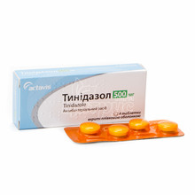 Тинідазол-Тева таблетки вкриті оболонкою 500 мг 4 штуки
