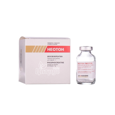 Неотон порошок для приготування розчину для інфузій 1000 мг 4 штуки