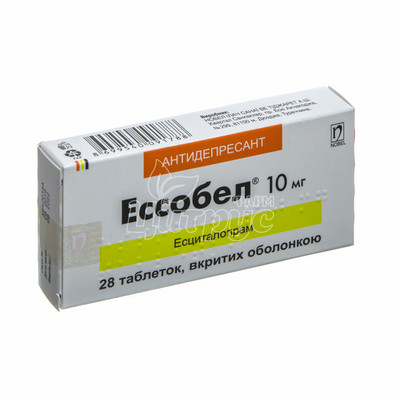 Ессобел таблетки вкриті оболонкою 10 мг 28 штук