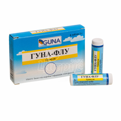 Гуна-Флу гранули 1 г 6 штук