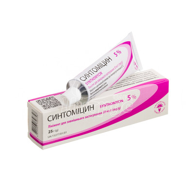 Синтоміцина лінімент 5% туба 25 г