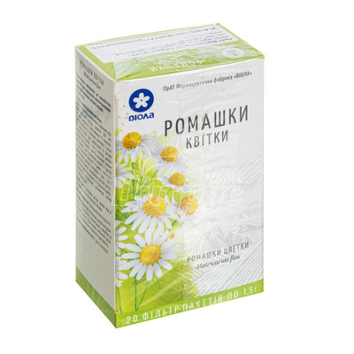 Ромашки квітки 1,5 г фільтр-пакет 20 штук
