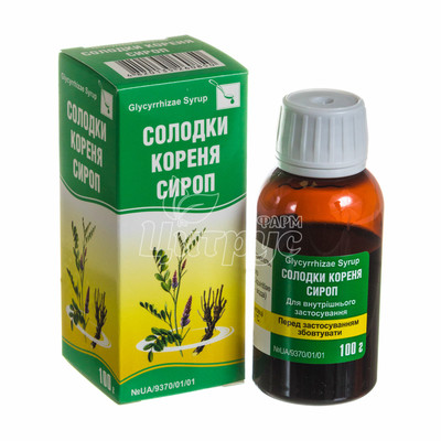 Солодки кореня сироп 100 г