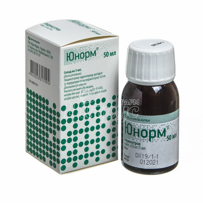 Юнорм сироп 4 мг / 5 мл 50 мл