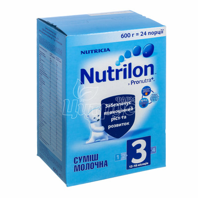 Суміш молочна дитяча Нутрилон (Nutrilon) 3 c 12-18 місяців 600 г