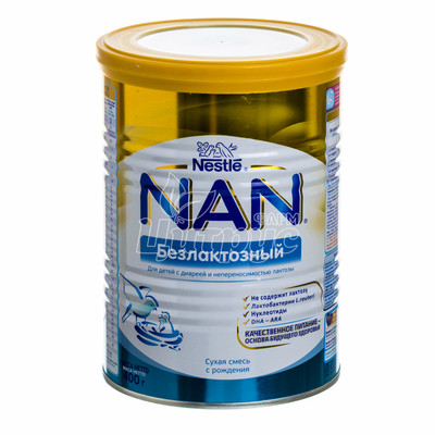 Суміш безлактозні Нестле НАН (Nestle NAN) з народження 400 г