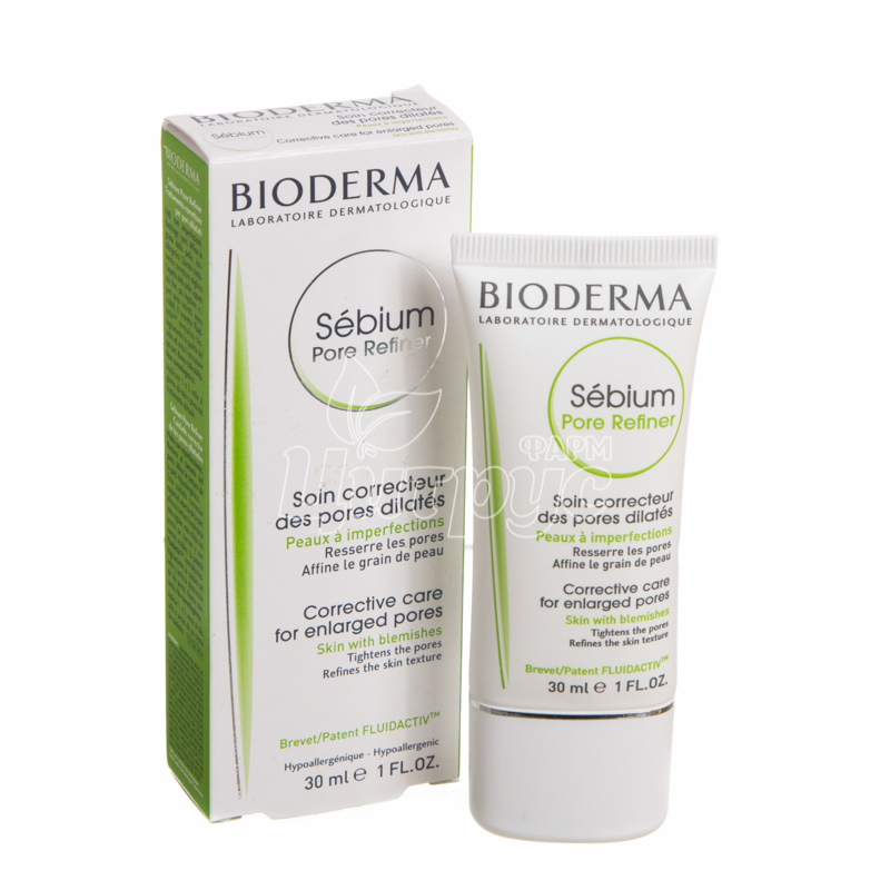 фото 1/Біодерма Себіум (Bioderma Sebium) Концентрат для звуження пор 30 мл