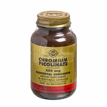Солгар (Solgar) Піколінат хрому 200 мг 90 штук (Chromium Picolinate) капсули 