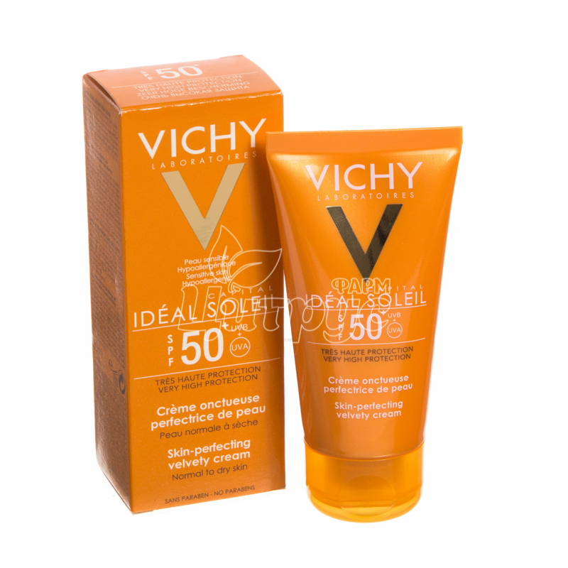 фото 1/Віши Капіталь Солей (Vichy Capital Soleil) Крем сонцезахисний зволожуючий для обличчя SPF 50+ 300 мл