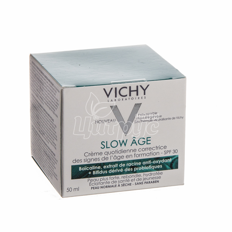 фото 1/Віші Слоу Ейдж (Vichy Slow Age) Крем-догляд щоденний проти ознак старіння на різних стадіях для шкіри обличчя 50 мл