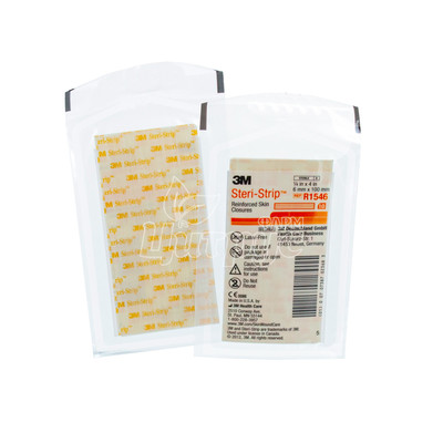 Лейкопластир для безшовного закриття ран стер-Стріп (Steri-Strip) 3M (6 мм х 100 мм)