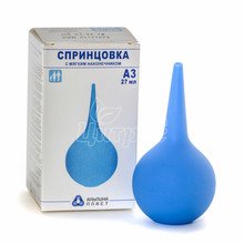 Спринцівка А 3 з м*яким наконечником 27 мл