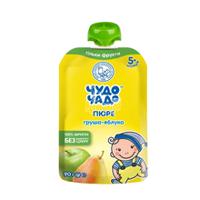 Пюре дитяче Чудо-Чадо фруктове груша яблуко з 5 місяців 90 г