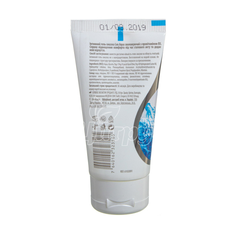 фото 2/Гель-змазка Лекс (Аква) Аква (Aqua) 50 мл