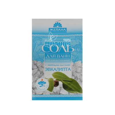Сіль для ванн Желана з ефірною олією евкаліпта 500 г