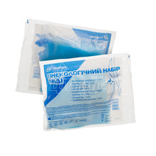 Набір гінекологічний оглядовий МП Медпласт (MP Medplast) міді (дзеркало, пелюшка, бахіли, рукавички, серветка, аплікатор, щіточка, ложка) стерильн