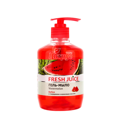 Гель-мило Фреш Джус (Fresh Juice) Кавун (Watermelon) З дозатором 460 мл