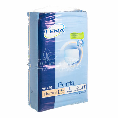 Підгузки-трусики для дорослих Тена (Tena) Пантс Нормал Лардж (Pants Normal Large) 30 штук