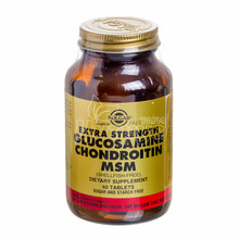 Солгар (Solgar) Глюкозамін з хондроїтином 60 штук (Glucosamine Chondroitin MSM) комплекс таблетки 