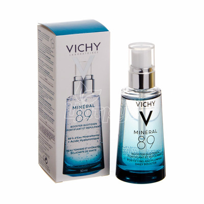 Віши Мінерал 89 (Vichy Mineral 89) Гель Бустер щоденний підсилює пружність і зволоження шкіри обличчя 50 мл