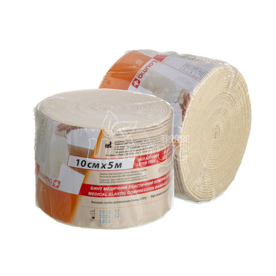 Бинт еластичний медичний Лаума (Lauma) (5м х 10 см)