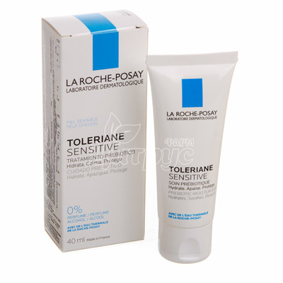 Ля Рош позе Толеран (La Roche Posay Toleriane) Крем Сенситив захисний зволожуючий для нормальної та комбінованої шкіри обличчя 40 мл