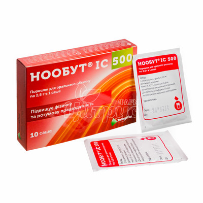 Нообут ІС 500 порошок саше 500 мг / доза по 2,5 г 10 штук