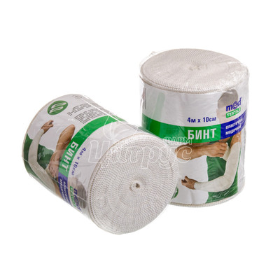 Бинт еластичний Медтекстиль (Medtextile) середньої розтяжності (4 м х 10 см)