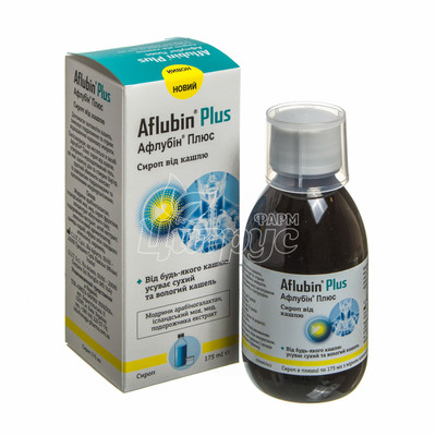 Афлубін плюс сироп від кашлю 175 мл