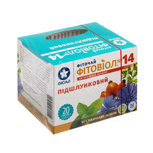 Фіточай Фітовіол №14 Підшлунковий фільтр-пакети по 1,5 г 20 штук
