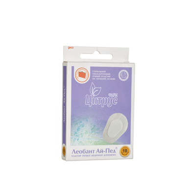 Лейкопластир очний Леобант (Leobant) (57 мм х 82 мм) 10 штук