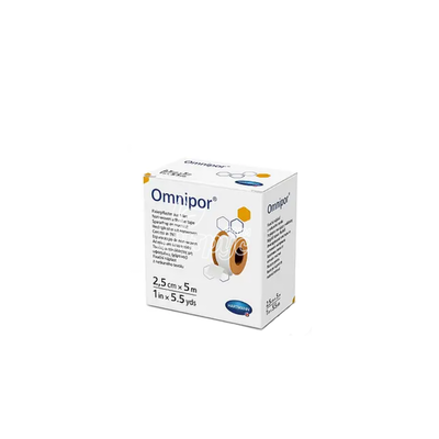 Лейкопластир фіксуючий на шовковій основі Омнісілк (Omnisilk) (2,5 см х 5 м)