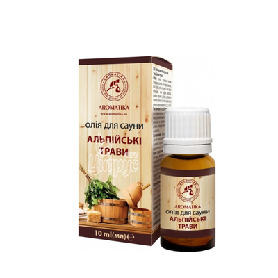 Олія для саун Альпійські трави 10 мл
