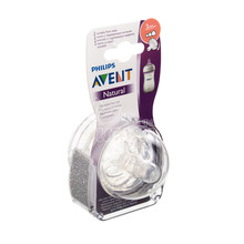 Соска Філіпс Авент (Philips Avent) Нейчрал (Natural) силіконова зі змінним потоком з 3+ місяців