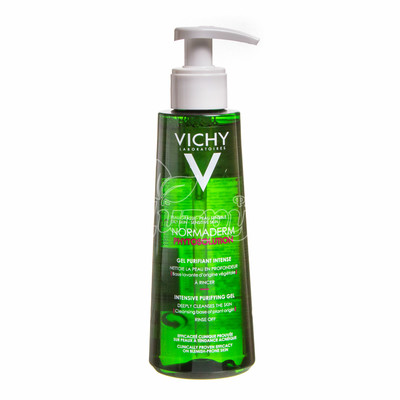 Віши Нормадерм Фітосолюшн (Vichy Normaderm Phytosolution) Гель для глибокого очищення схильної до недоліків жирної шкіри 200 мл