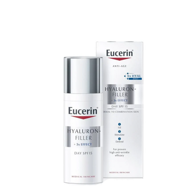 Еуцерин Гіалурон-Філер (Eucerin Hyaluron-Filler) Легкий крем проти зморшок для нормальної та комбінованої шкіри 50 мл