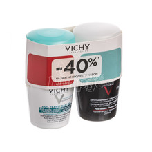 Віші (Vichy) Набір промо-део Дезодорант-антиперсперант чоловічий + жіночий - 40%