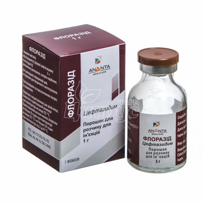 Флоразід порошок для ін*єкцій флакон 1 г