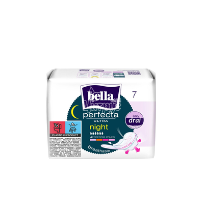 Прокладки гігієнічні жіночі Белла (Bella) Перфекта (Perfecta) Ультра Найт (Ultra Night) 7 штук