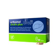 Ортомол Холін Плюс 60 штук (Orthomol Cholin Plus) Набір для печінки 