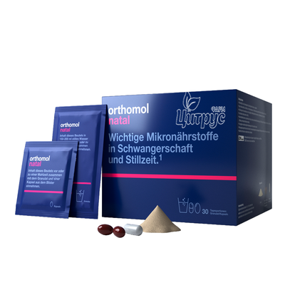 Ортомол Натал набір 30 штук (Orthomol Natal) для мами і малюка гранули 