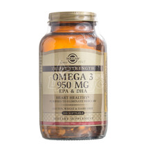 Солгар (Solgar) Омега-3 потрійна ЕПК і ДГК 950 мг 100 штук (Omega 3) капсули