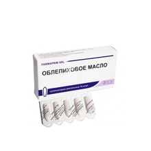 Обліпихова олія супозиторії ректальні 500 мг 10 штук
