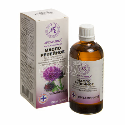 Олія Реп*яхова для відновлення волосся і шкіри реп*ях і зародки пшениці 100 мл